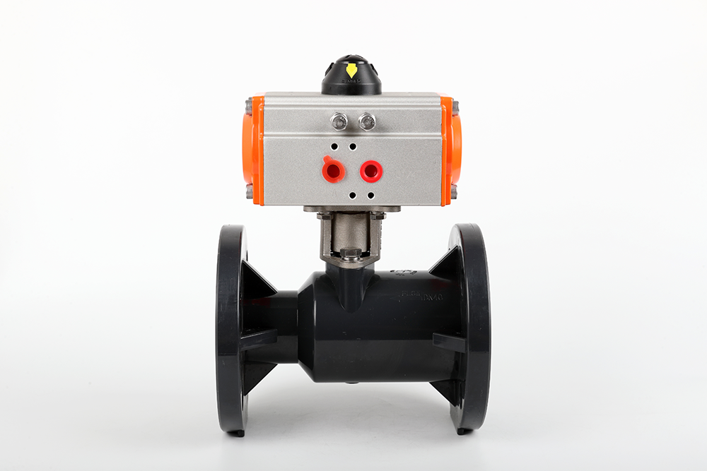 盘县气动法兰一体球阀